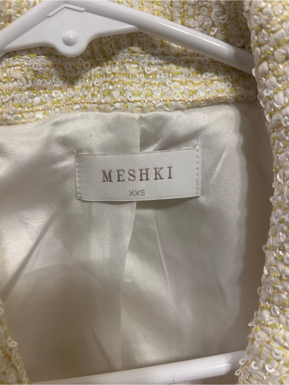 Meshki Mercer Tweed Set In Butter Yellow - Picture 2 of 5